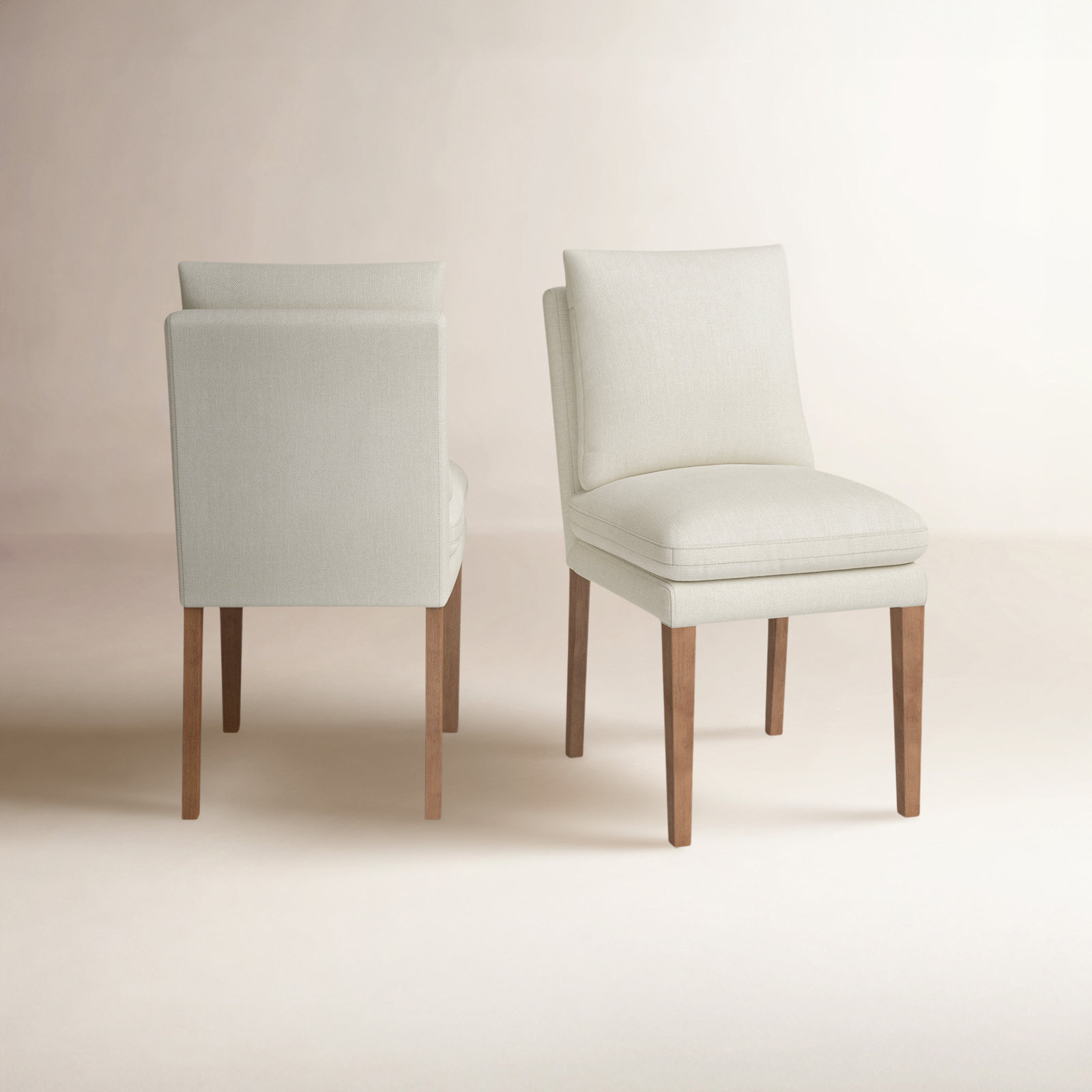 Brinley Parsons Dining Chair, Milo Linen Chenille