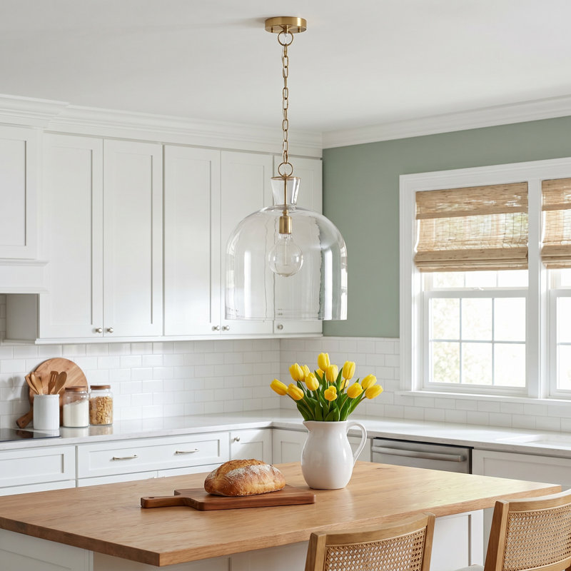 Seandell 1 - Light Gold Single Pendant