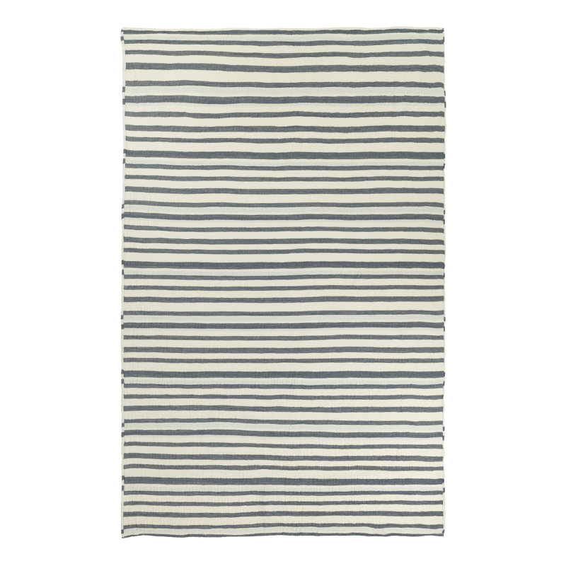 Asena Machine Woven Throw Blanket, Blue