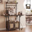 Kitchen Bakers Rack with Drop Leaf