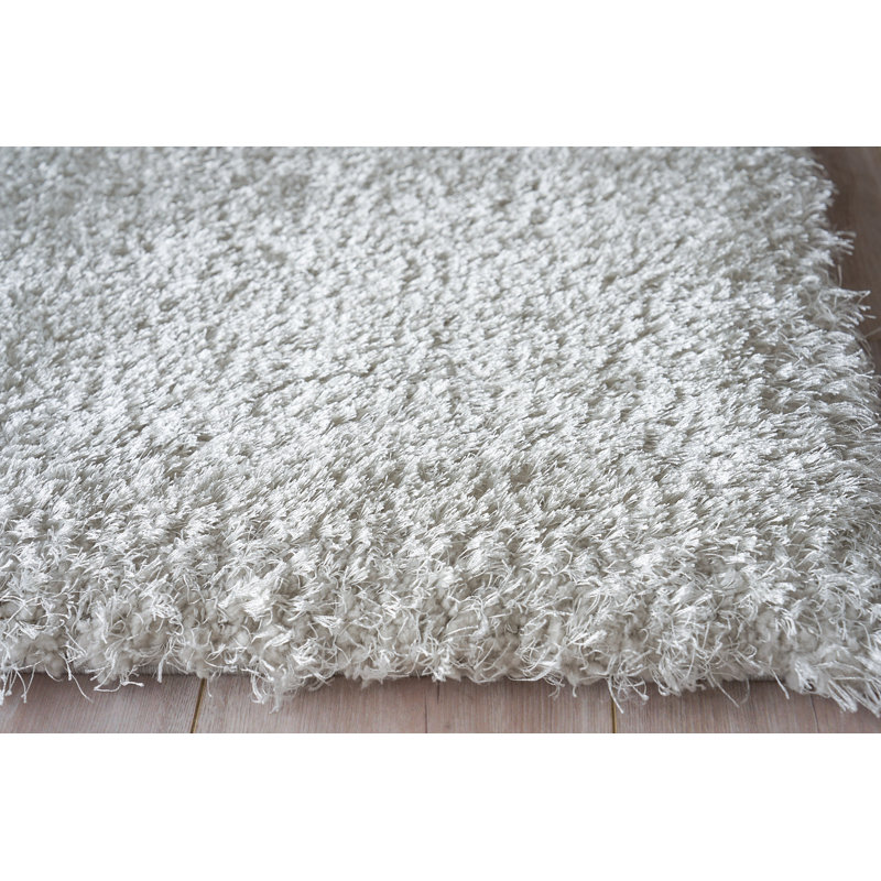 Luxe Shag Area Rug in Taupe, Rectangle 10' x 14', Taupe