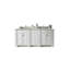 Bristol 72'' W Double Bathroom Vanity Base-812581005