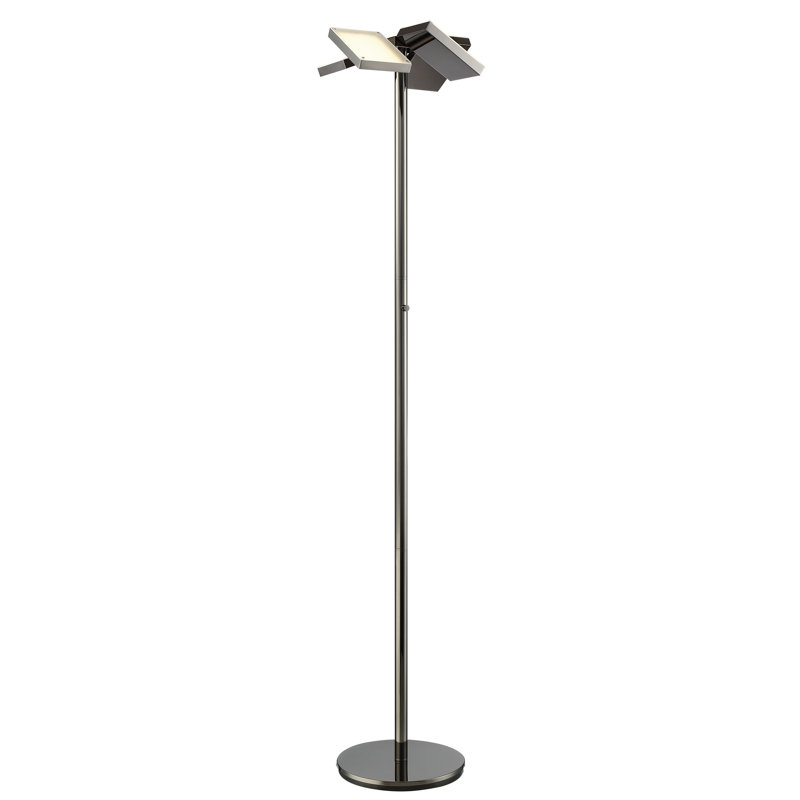 Voth 71'' LED Tree Floor Lamp, Gunmetal