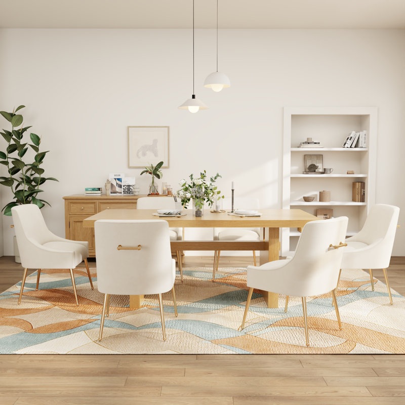 Ensemble de salle à manger 7 pièces, Beige
