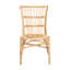 Chaise moderne en rotin de style bohémien