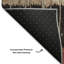 Tapis lavable à la machine de qualité supérieure Millbrook AMF1962-2119972029
