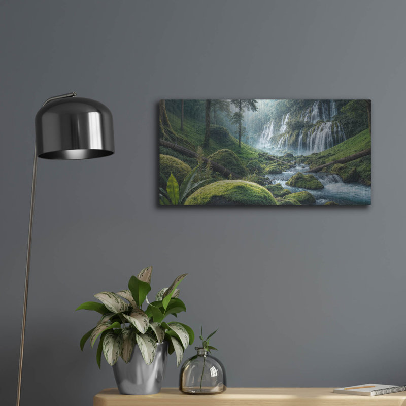  «Magical Greenery» par Rey Klimt, art mural en métal