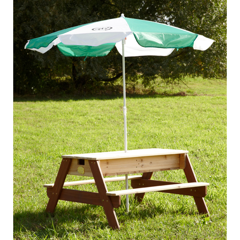 Axi Sand/Water Picnic Table Nick with Umbrella