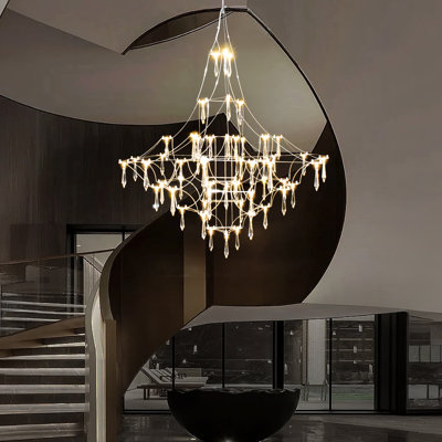 Lustre en cristal 66 lumières DEL