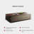 Light luxury rectangular solid wood coffee table-699042629