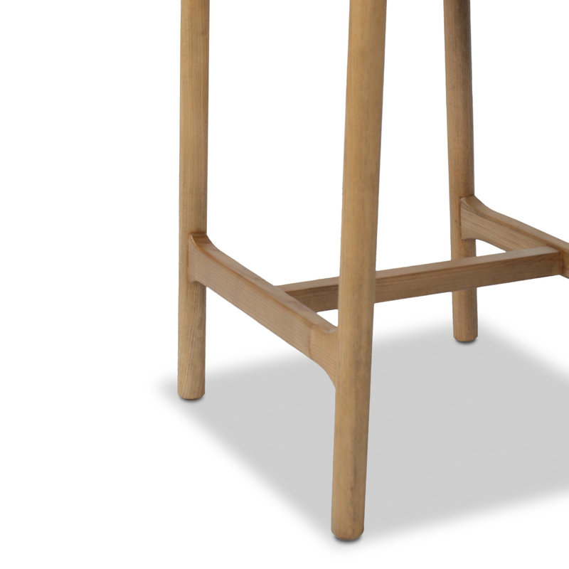 Baden Stool, Sienna Brown, Alcala Wheat/Polyester Blend, Bar Stool (30" Seat Height)