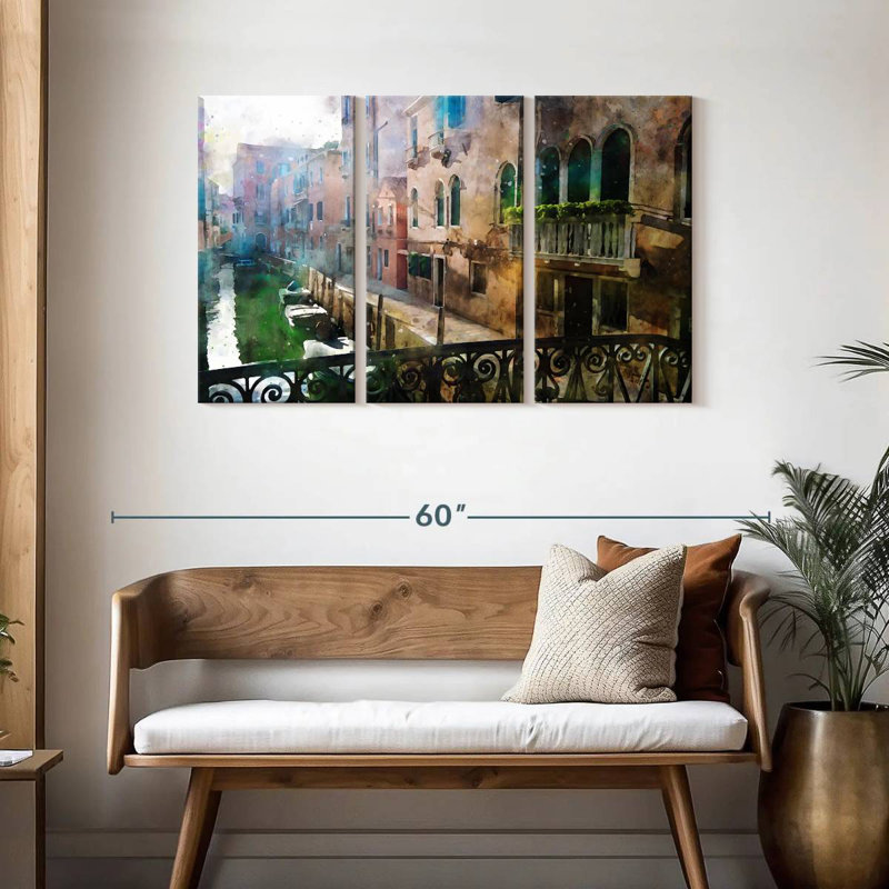Lilie Venetian Canal, H 28 po x l 45 po