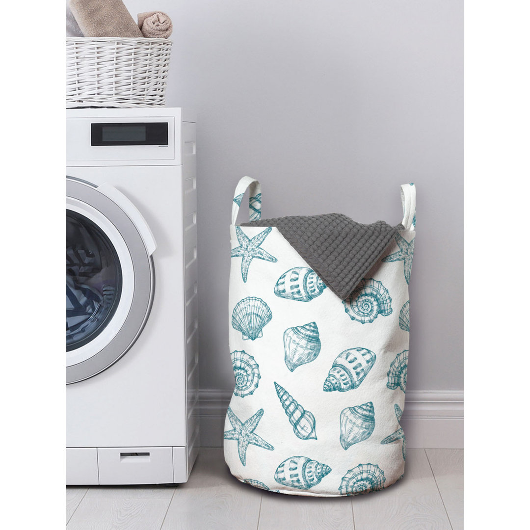 Fabric Laundry Bag with Handles East Urban Home