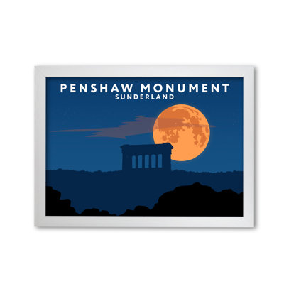Penshaw Monument Sunderland At Night by Richard O'Neill - Single Picture Frame Print
