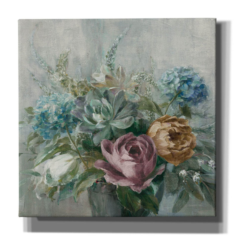 «Natural Elegance Fall Dark On Grey C» par Danhui Nai, art mural sur toile