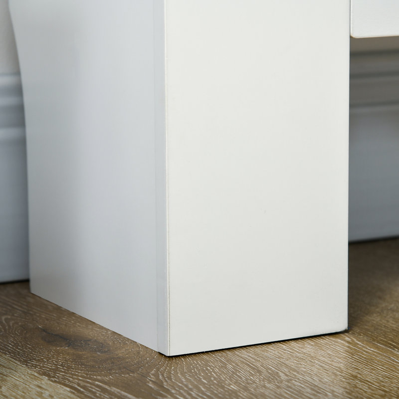 Humberto Radiator Cover Modern Cabinet White, 82.5cm H x 208.5cm W x 20.5cm D