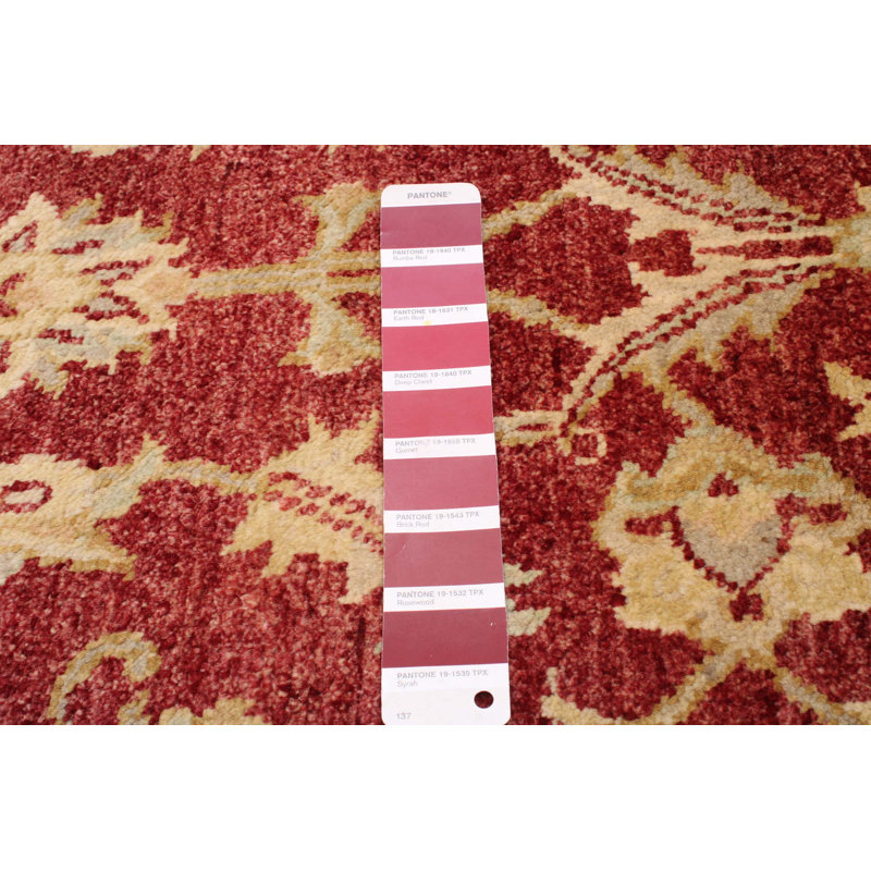 Tapis de couloir unique en laine noué à la main nouvel âge 2 pi 6 po x 10 pi 10 po Clarita