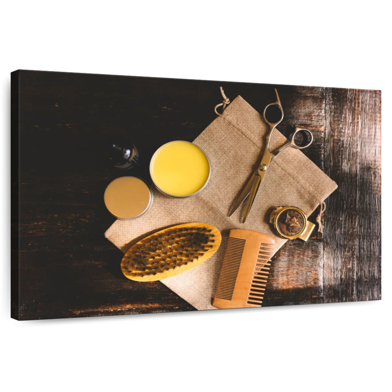 Shuttleworth Hair Tools Flatlay, 30" H x 45" W