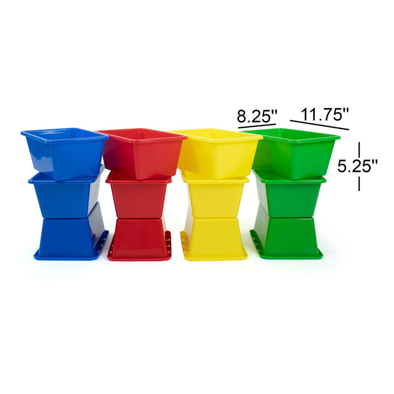 Ensemble de casiers pour enfants en plastique