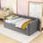Twin Velvet Upholstered Daybed with Spacious Storage Drawers-389810165