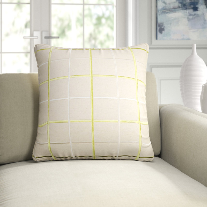 Gateway Pillow Cover & Insert, Rectangle 14"H x 24"W, Citron