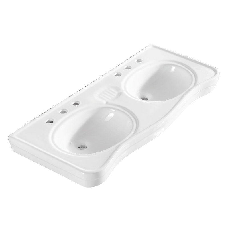 Imperial Ceramic Square Undermount Bathroom Sink