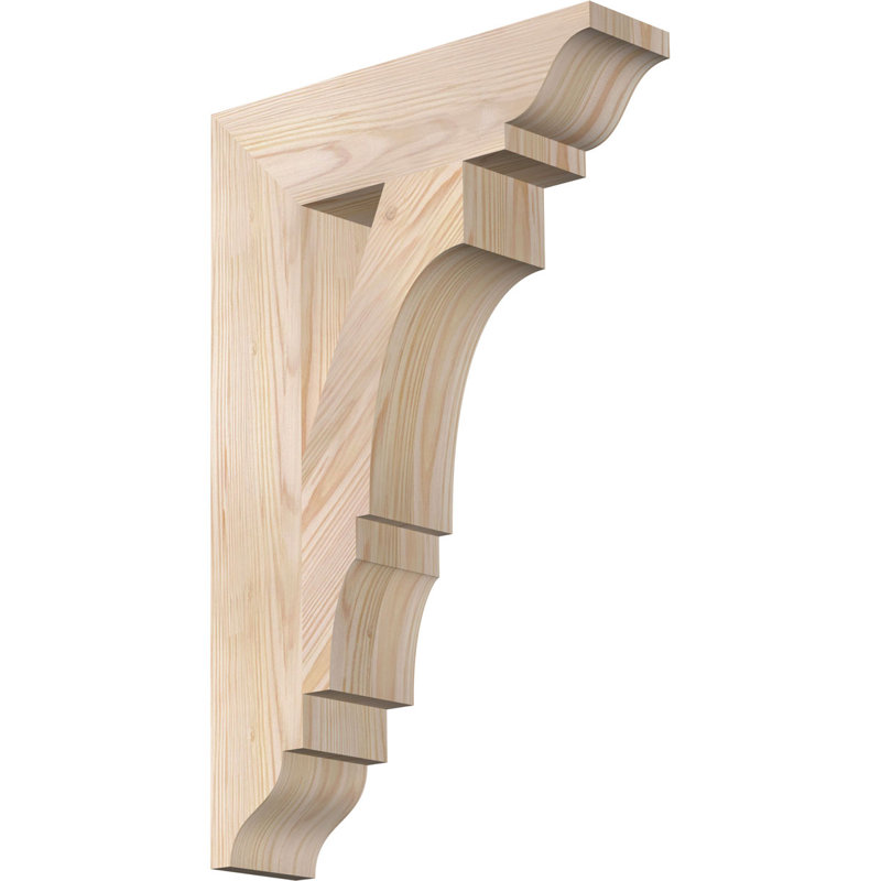 Support traditionnel Balboa, L 3 1/2 po x P 14 po x H 22 po, Sapin de Douglas lisse