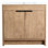 Meuble-lavabo moderne 36 po avec 2 portes à fermeture douce et beaucoup de rangement - imitation chêne Bvb02436imo Finition intérieure autoportante