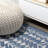 Wiese Bohemian Geometric Blue/Ivory Indoor/Outdoor Rug-2013327903