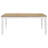 Prager Brown And White Rectangular Dining Table