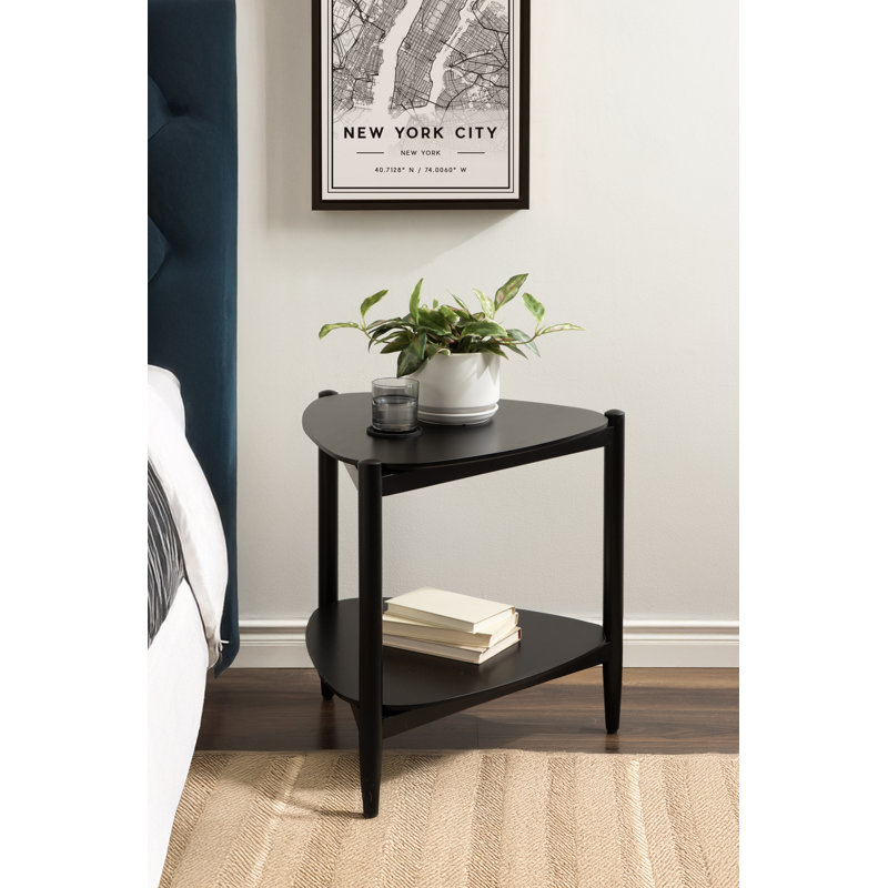 Table d'appoint de salon en bois Knowlton