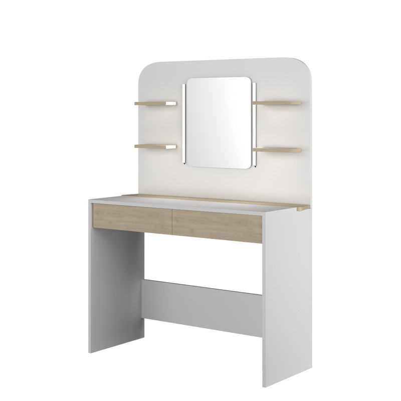 Marceline Kids Vanity Table with Mirror