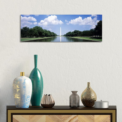Washington Monument Washington DC - Wrapped Canvas Panoramic Print