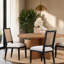 Norton Oak with Rattan Upholstered Dining Chair (Set of 2)-524583413