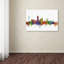 «Vienna Autriche Skyline», impression sur toile-969038351-1019090309