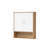 Double - Door Wavy Bathroom Wall Cabinet With Adjustable Inner Shelf, Bottom White & Natural Wood Finish, Simple Setup For Aesthetic Perfection And Doors, Easy To Mount Use