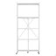Tablette de rangement pliante avec roulettes