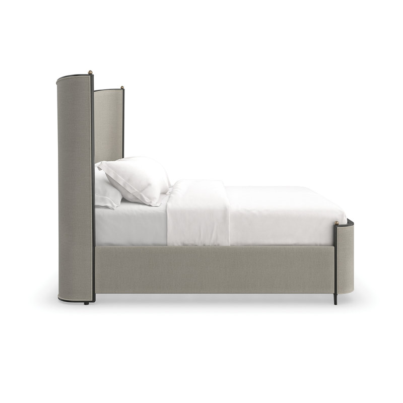 Provence Linen Spindle Bed, Queen