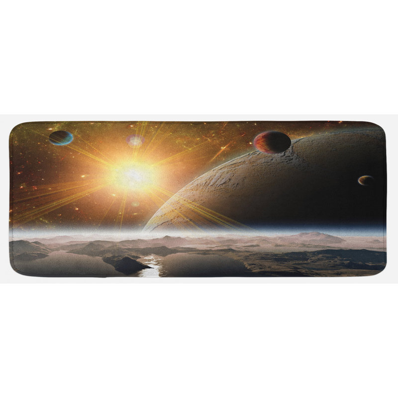 Modern & Contemporary Polyester Kitchen Mat