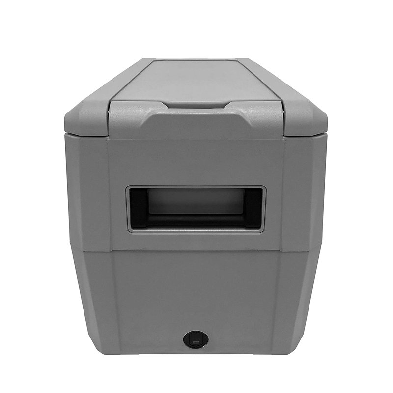 Gray 34 Quart Electric Portable Freezer Refrigerator