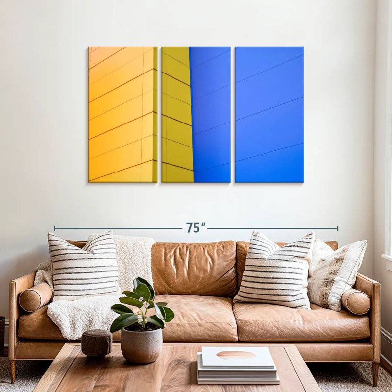 Architectural Abstract, 36" H x 57" W