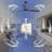 Modern Walnut Solid Wood 3-Blade Ceiling Fan With 6-Speed Control And High Airflow For Open Spaces
