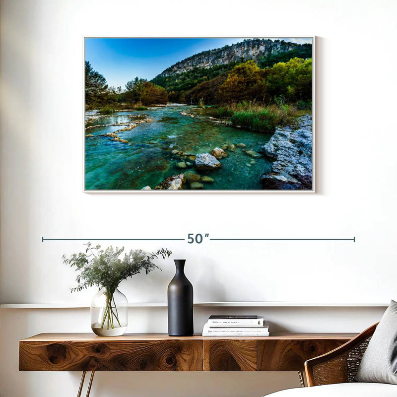 Frio River, Cadre flottant blanc, 37 po x 25 po