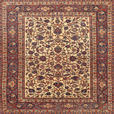 Tapis traditionnel mehroon/gris area Thornhill