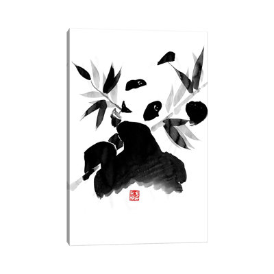 Panda by Péchane - Print on Canvas
