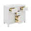Meuble-lavabo 36 po avec lavabo, tiroirs et armoires de rangement-155082470