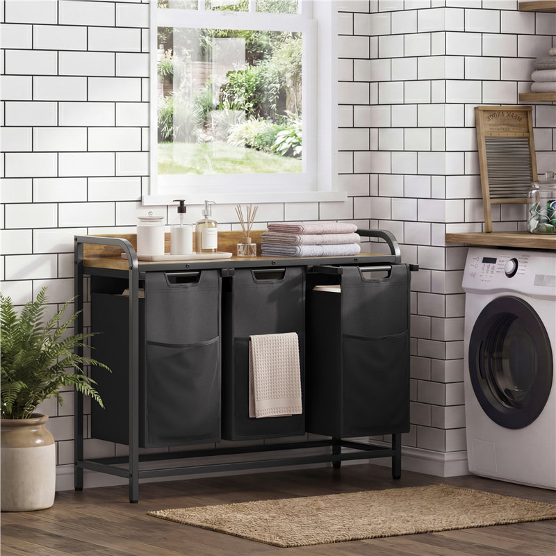 Laundry Hamper with Handles, 91x33x73.5 cm