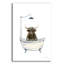 Art mural en verre Highland Cow in Tub »par Yvette St. Amant-894655606