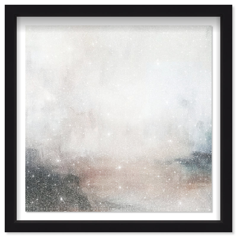 Abstract painting Shadowbox Abstract Print by Oliver Gal, Black Frame, 12 x 12, 17.5"H x 17.5"W, Black Frame