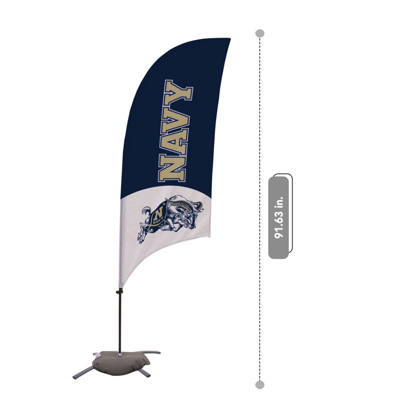 NCAA [Non disponible] Bannière en plumes de 88 po x 28 po
